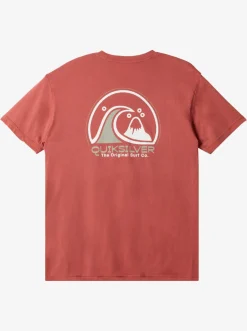 Quiksilver Tees|Clean Circle T-Shirt Mineral Red