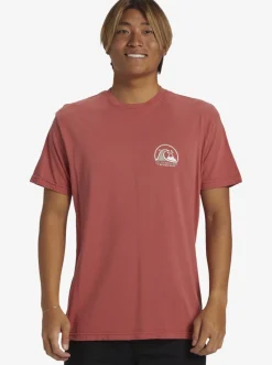 Quiksilver Tees|Clean Circle T-Shirt Mineral Red