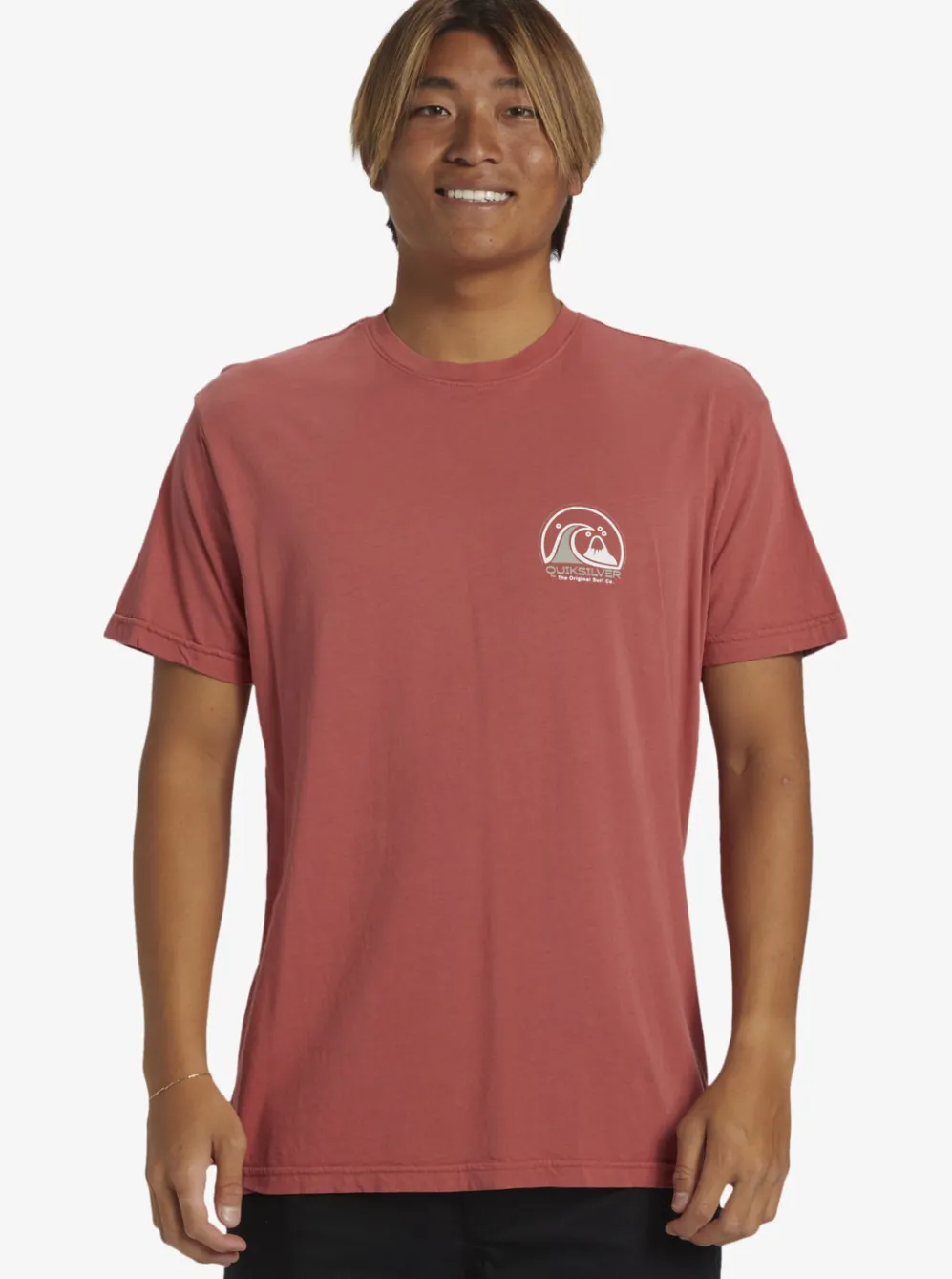 Quiksilver Tees|Clean Circle T-Shirt Mineral Red