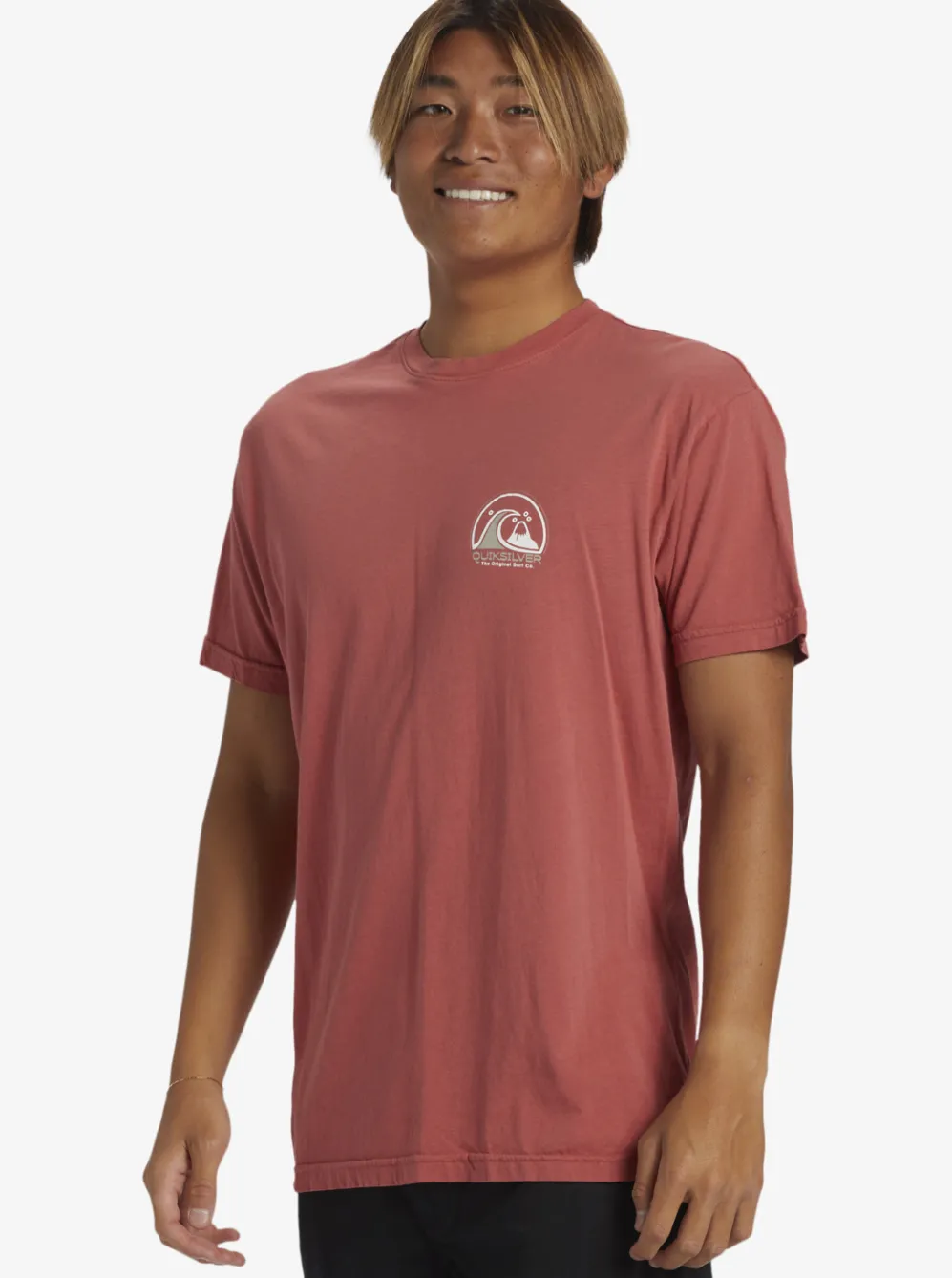 Quiksilver Tees|Clean Circle T-Shirt Mineral Red