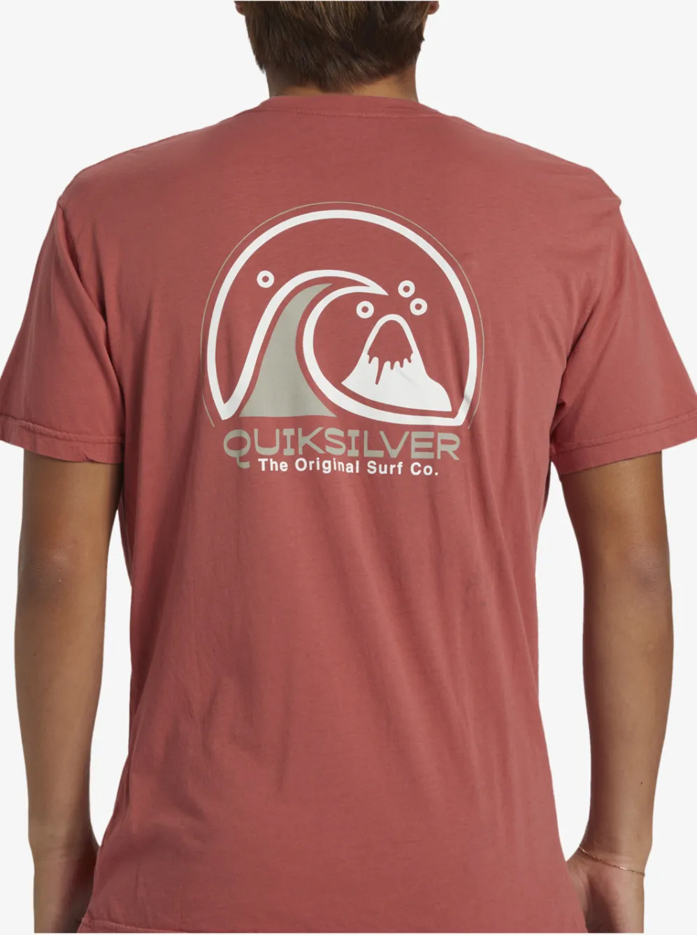 Quiksilver Tees|Clean Circle T-Shirt Mineral Red