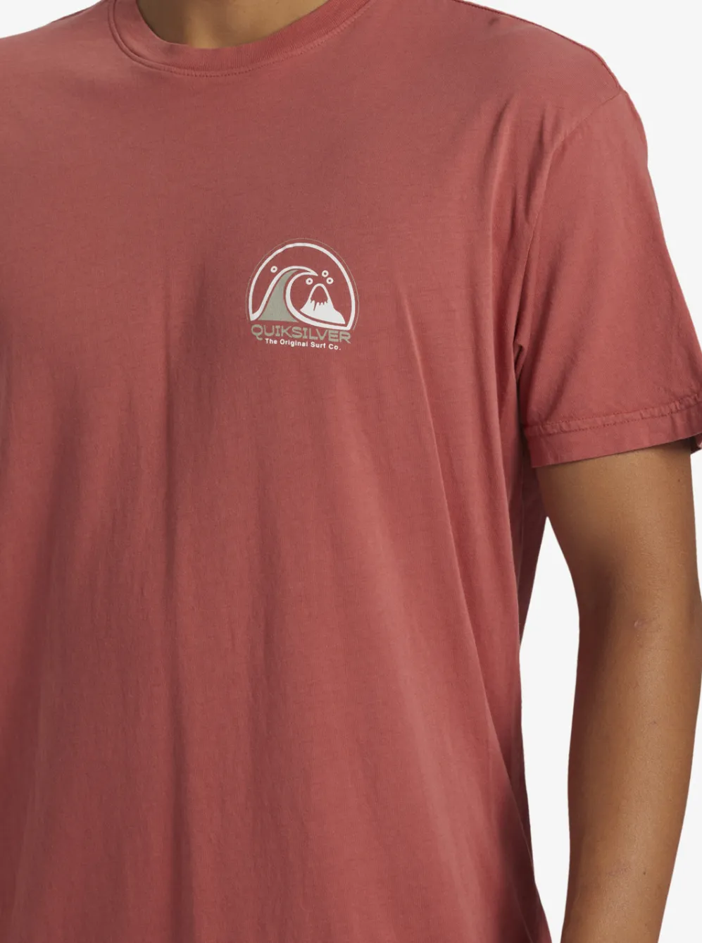 Quiksilver Tees|Clean Circle T-Shirt Mineral Red