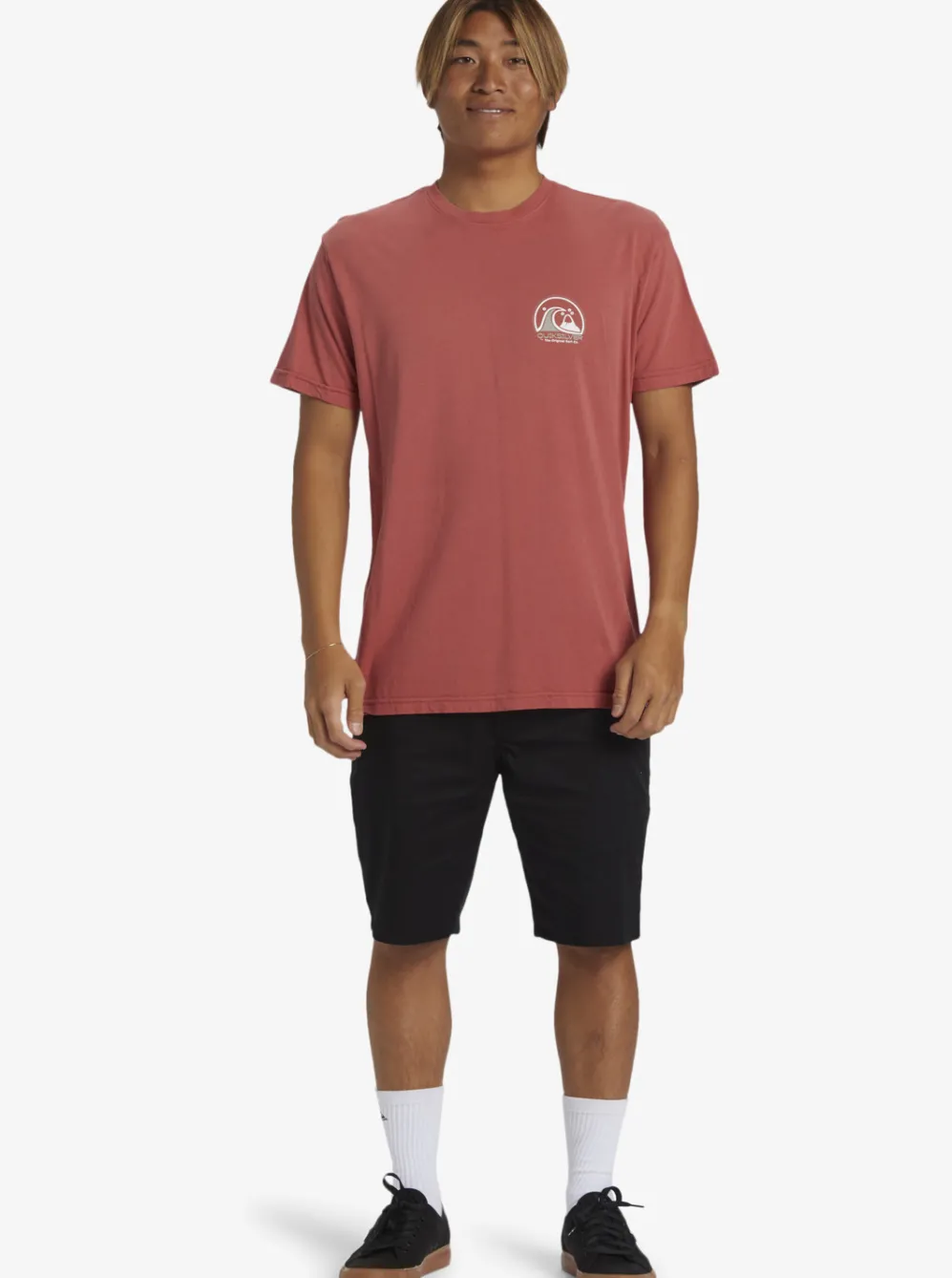 Quiksilver Tees|Clean Circle T-Shirt Mineral Red
