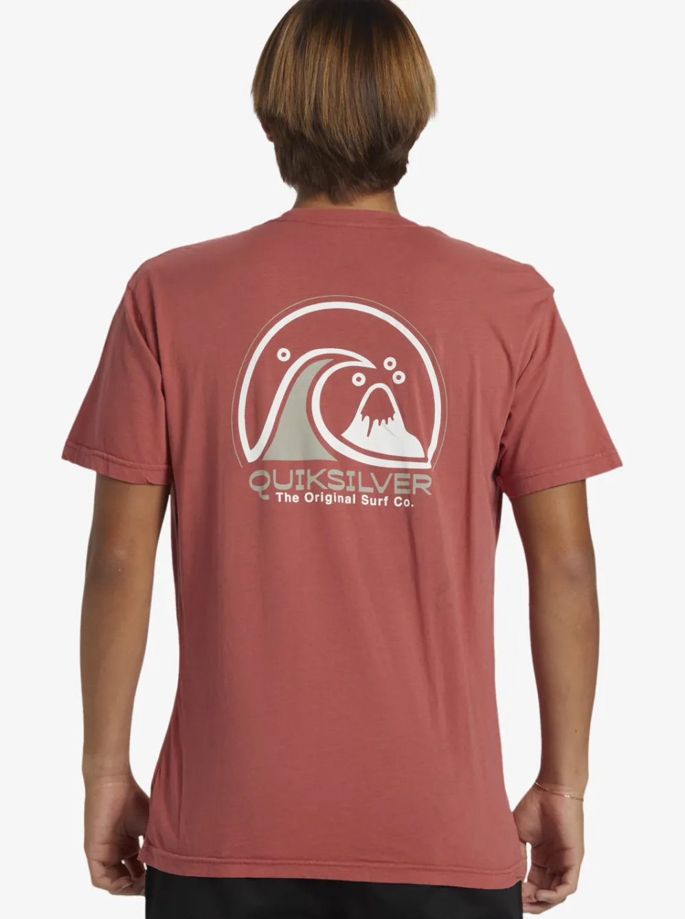 Quiksilver Tees|Clean Circle T-Shirt Mineral Red
