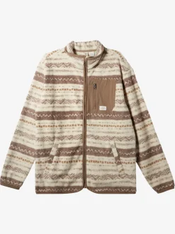 Quiksilver Sweatshirts & Hoodies|Clean Coasts Zip-Up Fleece Birch Playa Mesa
