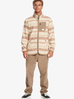 Quiksilver Sweatshirts & Hoodies|Clean Coasts Zip-Up Fleece Birch Playa Mesa