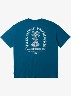 Quiksilver Tees|Clear Mind T-Shirt Moroccan Blue