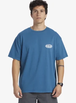 Quiksilver Tees|Clear Mind T-Shirt Moroccan Blue