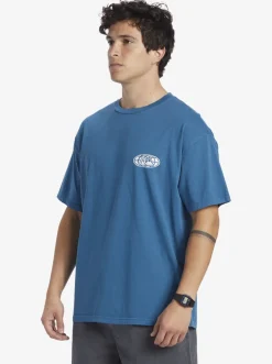 Quiksilver Tees|Clear Mind T-Shirt Moroccan Blue