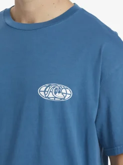 Quiksilver Tees|Clear Mind T-Shirt Moroccan Blue