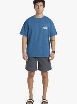 Quiksilver Tees|Clear Mind T-Shirt Moroccan Blue