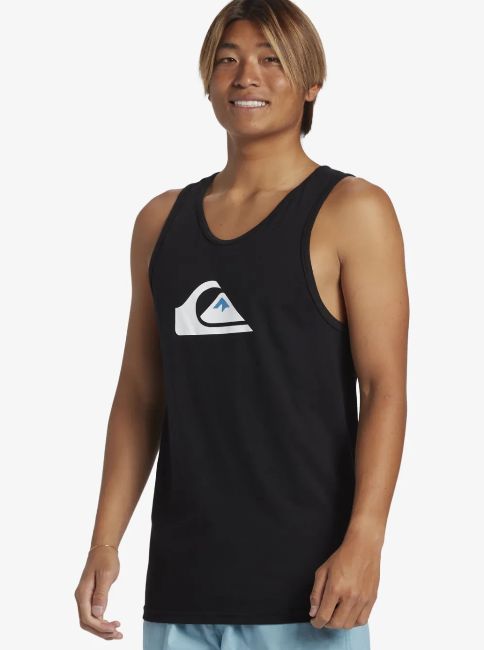 Quiksilver Tees|Comp Logo Tank Top Black