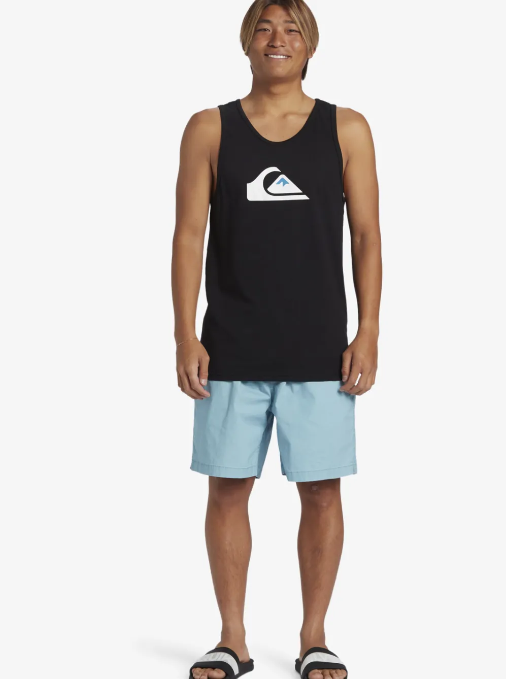 Quiksilver Tees|Comp Logo Tank Top Black