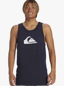 Quiksilver Tees|Comp Logo Tank Top Navy Blazer