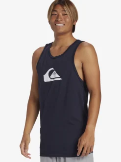 Quiksilver Tees|Comp Logo Tank Top Navy Blazer