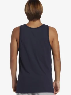 Quiksilver Tees|Comp Logo Tank Top Navy Blazer