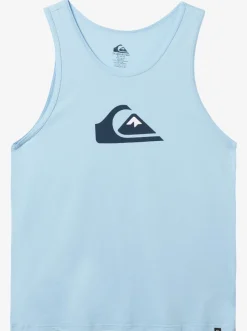 Quiksilver Tees|Comp Logo Tank Top Clear Sky