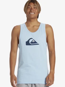 Quiksilver Tees|Comp Logo Tank Top Clear Sky