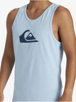 Quiksilver Tees|Comp Logo Tank Top Clear Sky