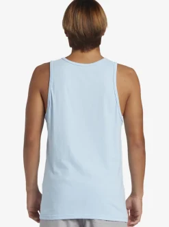 Quiksilver Tees|Comp Logo Tank Top Clear Sky