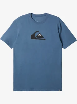 Quiksilver Tees|Comp Logo T-Shirt Bering Sea