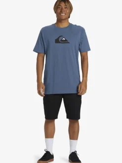 Quiksilver Tees|Comp Logo T-Shirt Bering Sea