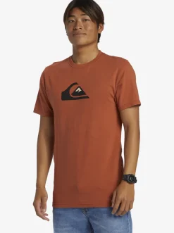 Quiksilver Tees|Comp Logo T-Shirt Baked Clay