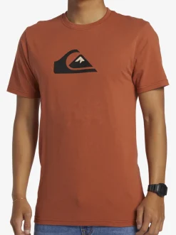 Quiksilver Tees|Comp Logo T-Shirt Baked Clay