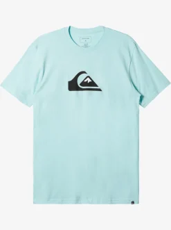 Quiksilver Tees|Comp Logo T-Shirt Pastel Turquoise