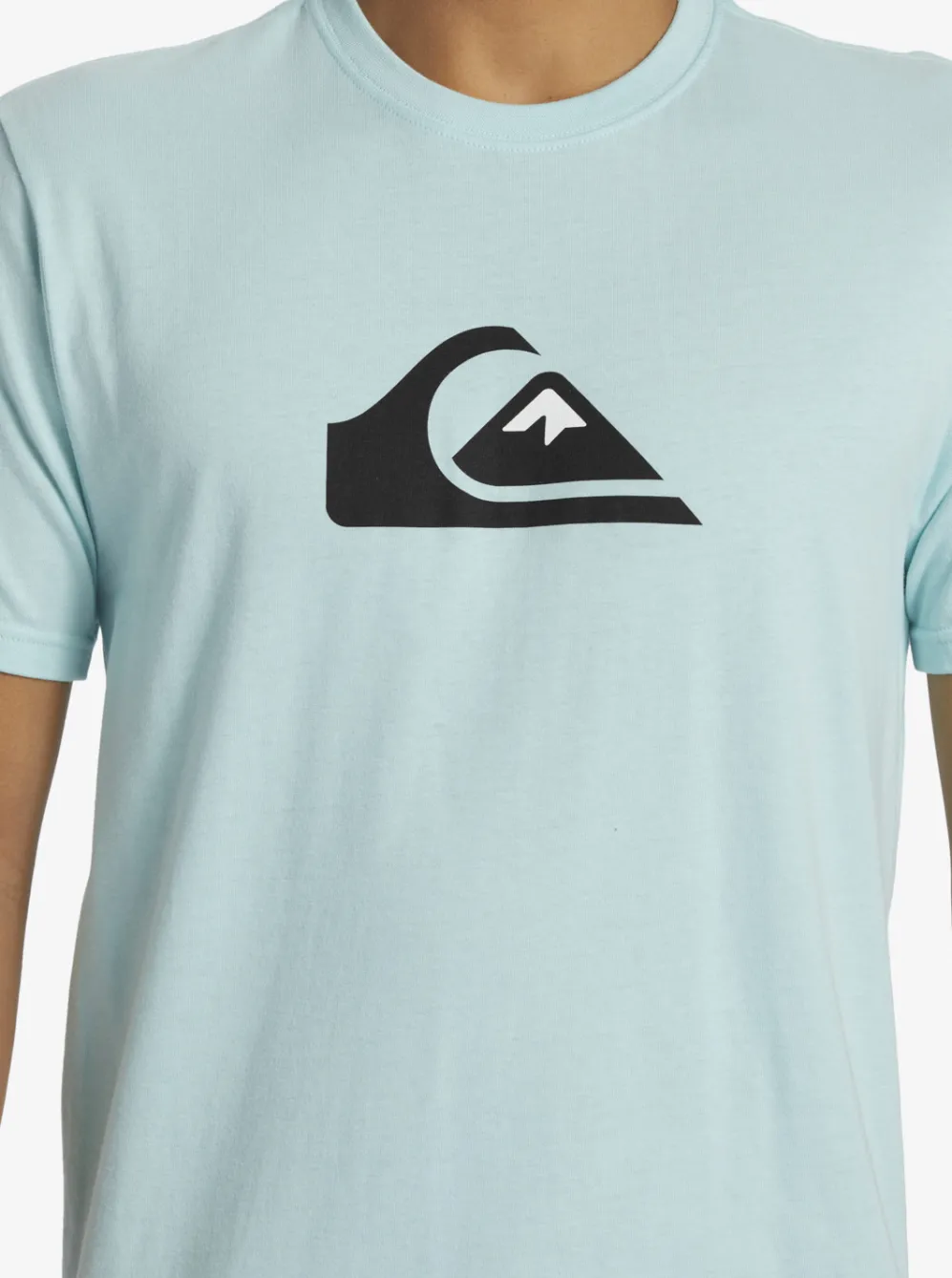 Quiksilver Tees|Comp Logo T-Shirt Pastel Turquoise