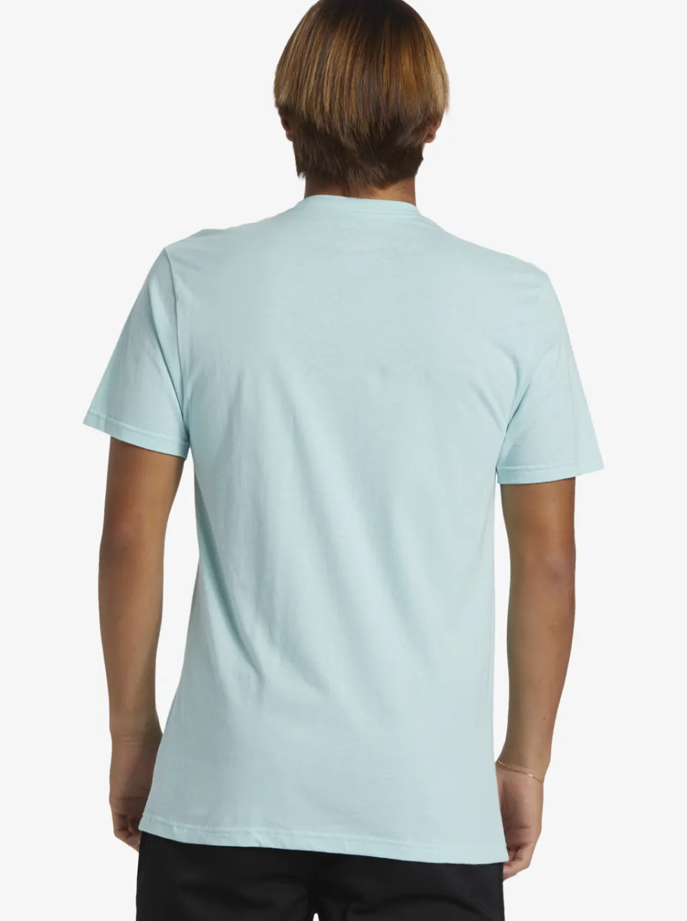 Quiksilver Tees|Comp Logo T-Shirt Pastel Turquoise