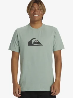 Quiksilver Tees|Comp Logo T-Shirt Iceberg Green