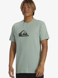 Quiksilver Tees|Comp Logo T-Shirt Iceberg Green