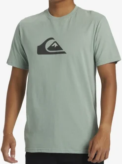 Quiksilver Tees|Comp Logo T-Shirt Iceberg Green