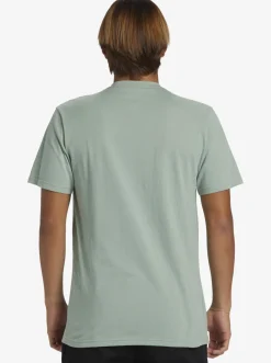 Quiksilver Tees|Comp Logo T-Shirt Iceberg Green