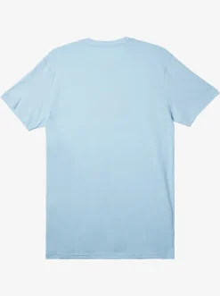 Quiksilver Tees|Comp Logo T-Shirt Clear Sky