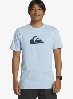 Quiksilver Tees|Comp Logo T-Shirt Clear Sky