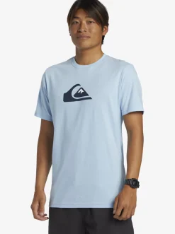 Quiksilver Tees|Comp Logo T-Shirt Clear Sky