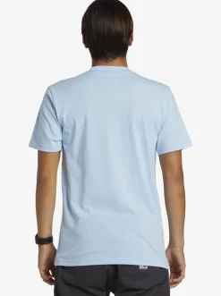 Quiksilver Tees|Comp Logo T-Shirt Clear Sky