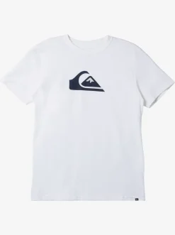 Quiksilver Tees|Comp Logo T-Shirt White