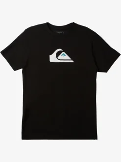 Quiksilver Tees|Comp Logo T-Shirt Black