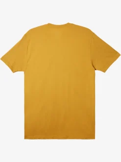 Quiksilver Tees|Comp Logo T-Shirt Mustard