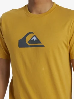 Quiksilver Tees|Comp Logo T-Shirt Mustard