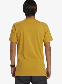Quiksilver Tees|Comp Logo T-Shirt Mustard