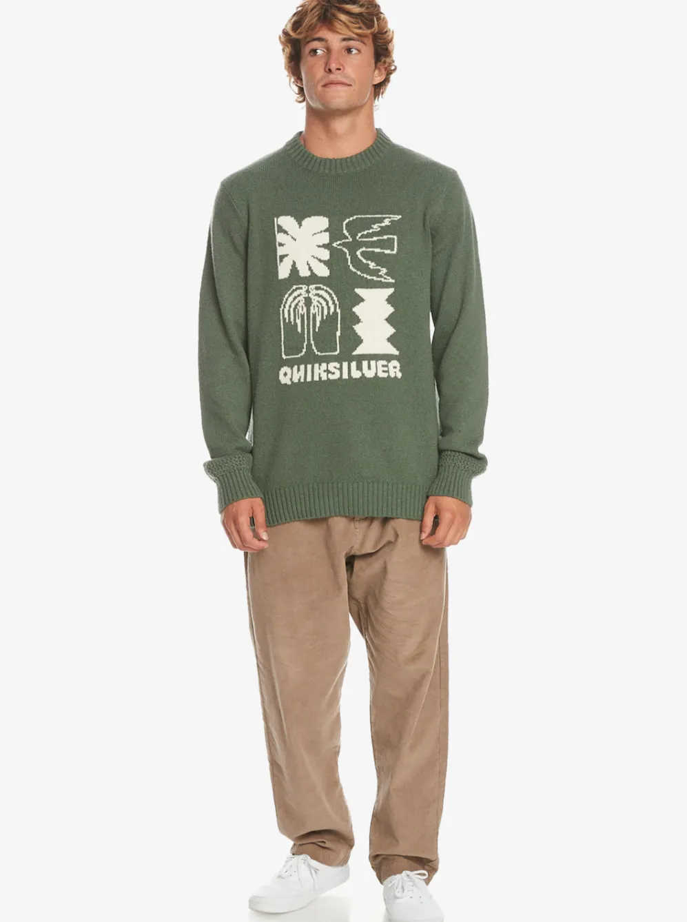Quiksilver Pants|Cord Beach Cruiser Corduroy Pants Fossil