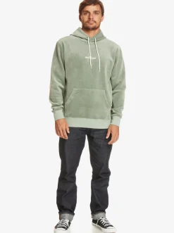 Quiksilver Sweatshirts & Hoodies|Cord Hoodie Iceberg Green