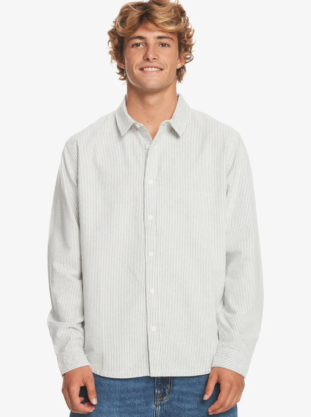 Quiksilver Shirts & Polos|Covesea Long Sleeve Shirt Estate Blue Covesea