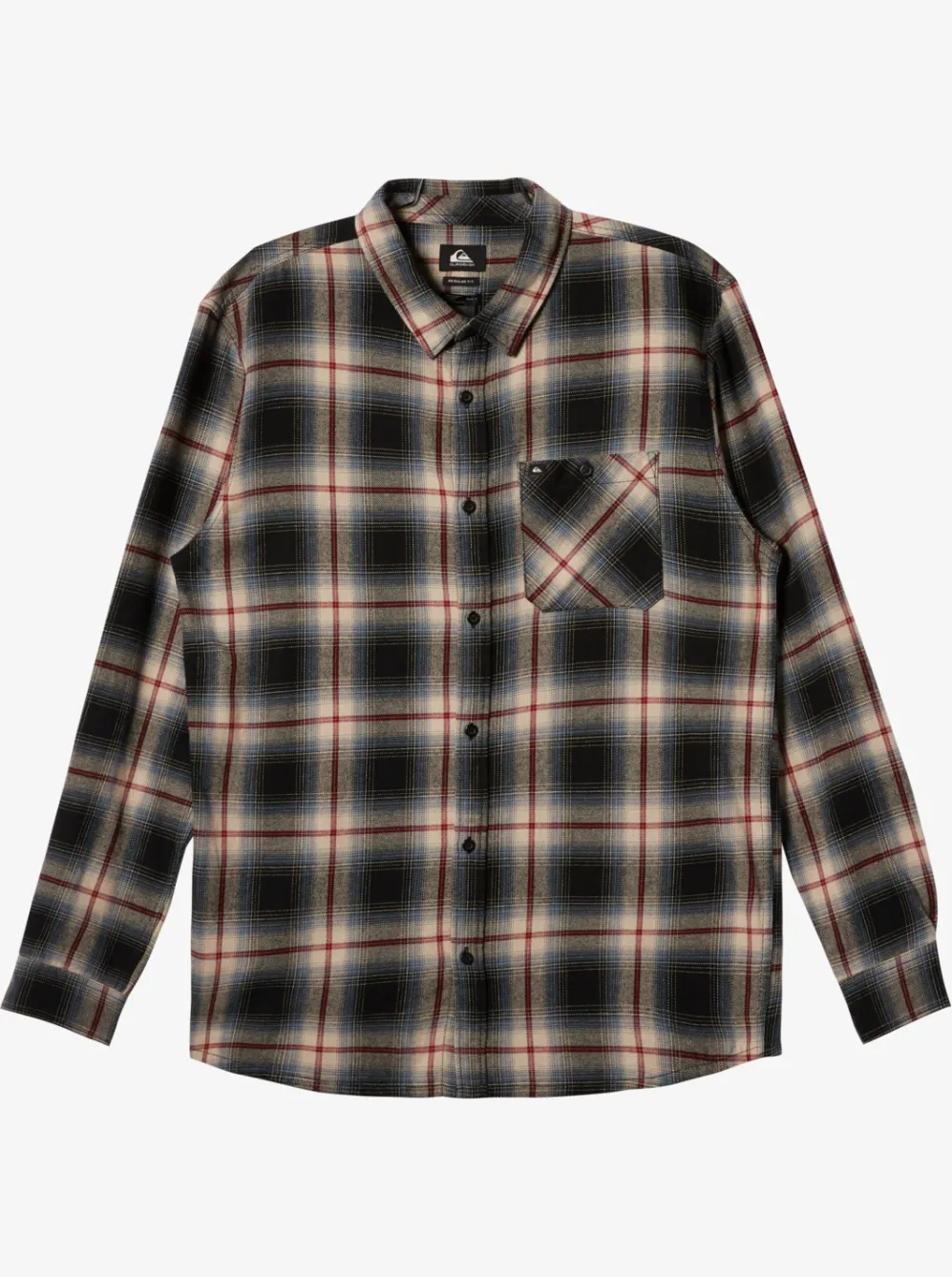 Quiksilver Shirts & Polos|Craibstone Long Sleeve Shirt Black Craibstone