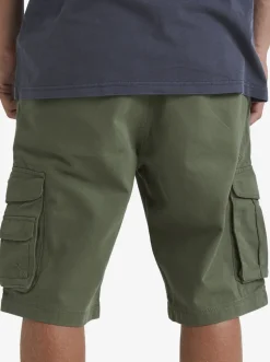 Quiksilver Shorts & Amphibians|Crucial Battle Cargo Shorts For Men Four Leaf Clover