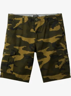 Quiksilver Shorts & Amphibians|Crucial Battle Cargo Shorts For Men Thyme Everyday Camo
